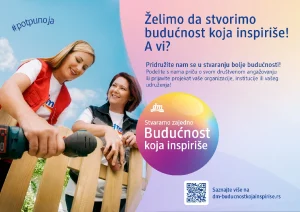 Priključite se inicijativi „Budućnost koja inspiriše“ i prijavite svoj društveni angažman 