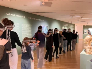 Inkluzivna radionica posvećena slici „Mesečina“ Riharda Jakopiča