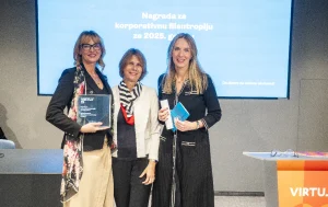 Peto VIRTUS priznanje za Banca Intesa