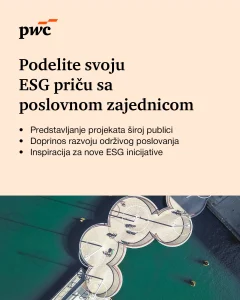 PwC Srbija produžava prijave za treći konkurs „ESG Lideri“