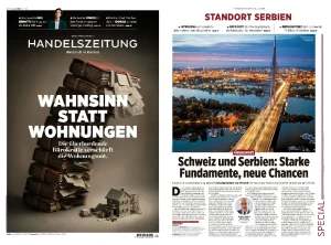 Švajcarski Handelszeitung objavio specijalno izdanje o Srbiji 