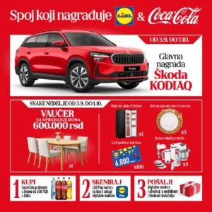 Spoj koji nagrađuje: Lidl i Coca-Cola poklanjaju “škodu qodiak”